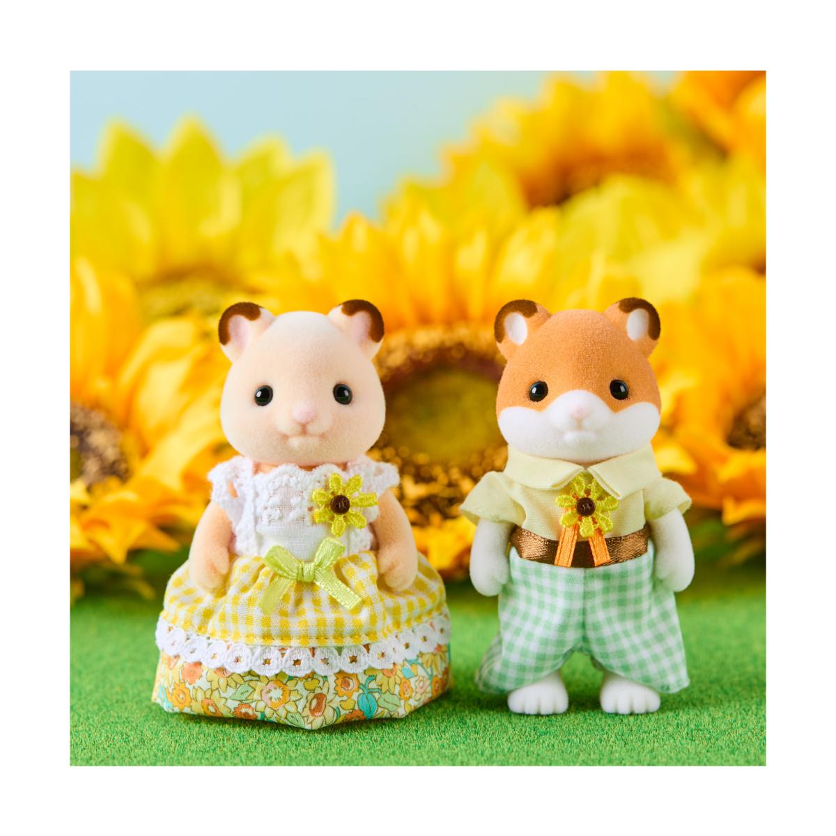 Mini muñecas mini mundos Familia Hámster Sylvanian Families Epoch 8