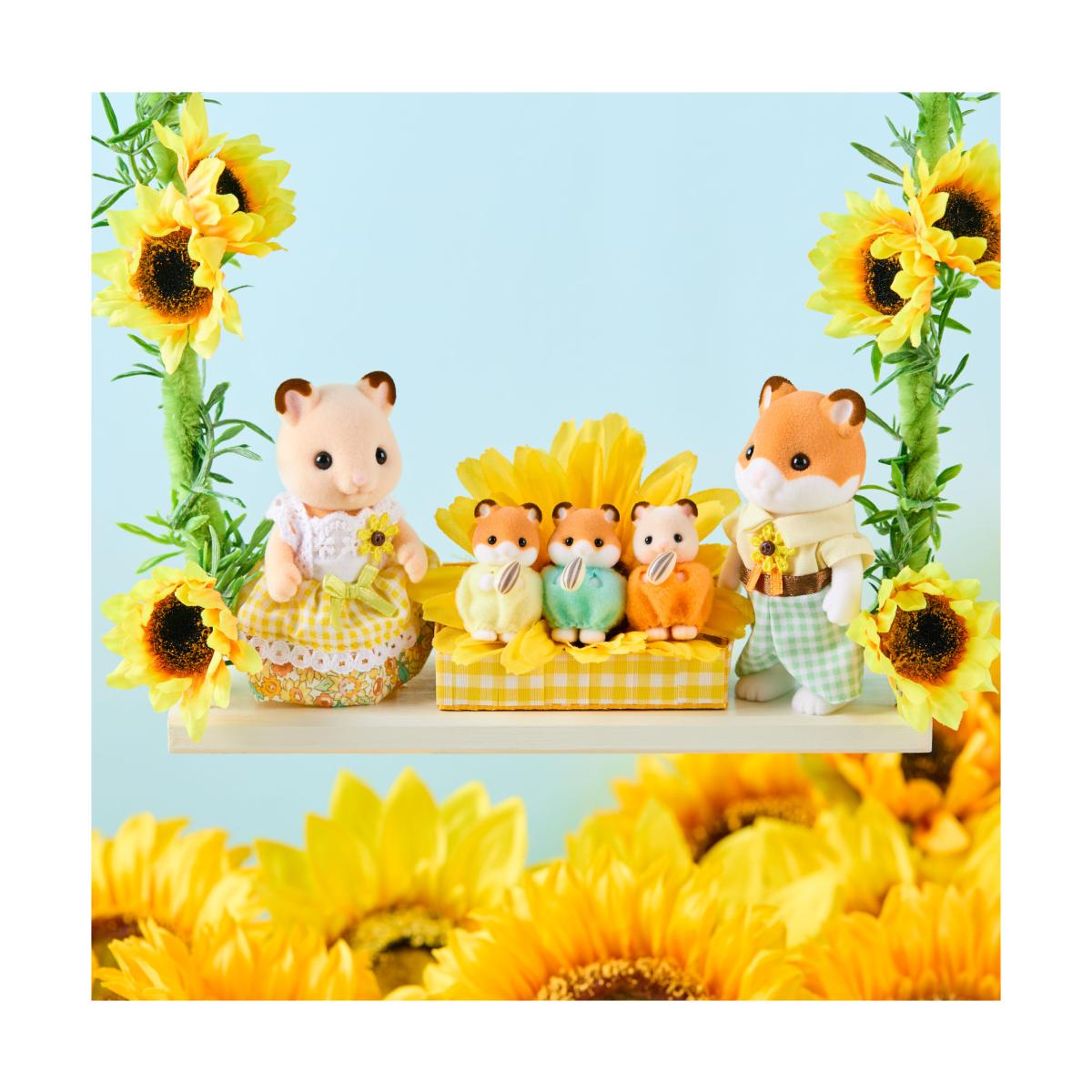 Mini muñecas mini mundos Familia Hámster Sylvanian Families Epoch 9