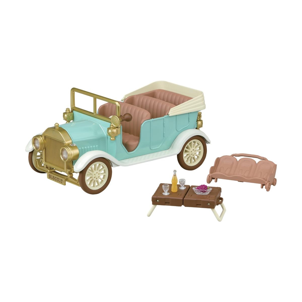 Mini muñecas mini mundos Coche clásico familiar Sylvanian Families Epoch 1