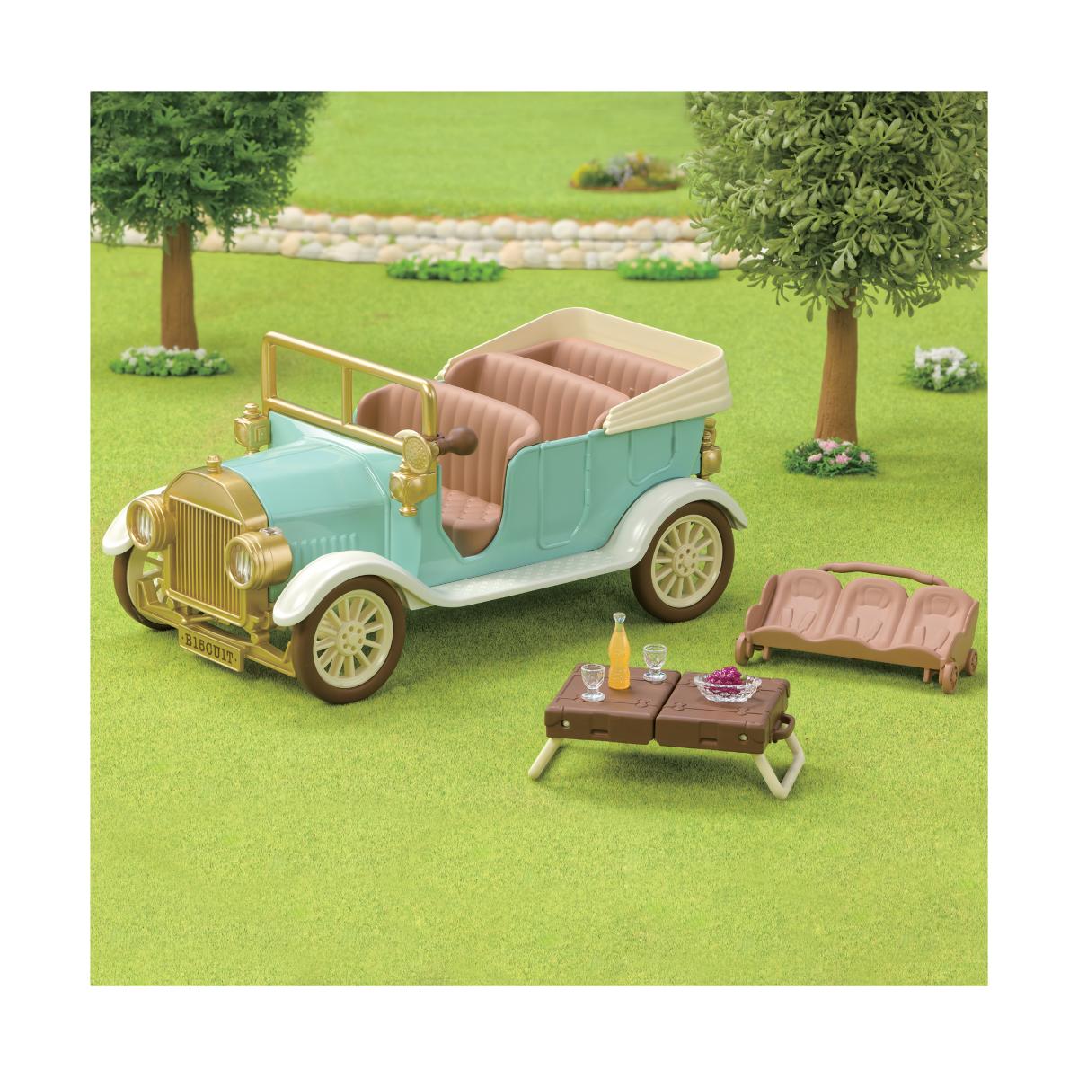 Mini muñecas mini mundos Coche clásico familiar Sylvanian Families Epoch 2