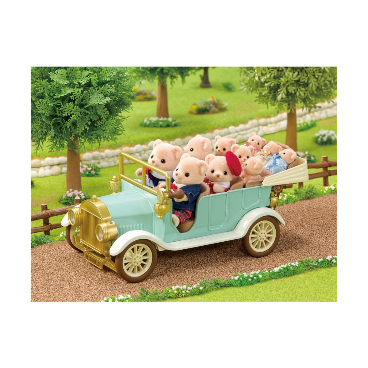 Mini muñecas mini mundos Coche clásico familiar Sylvanian Families Epoch 5
