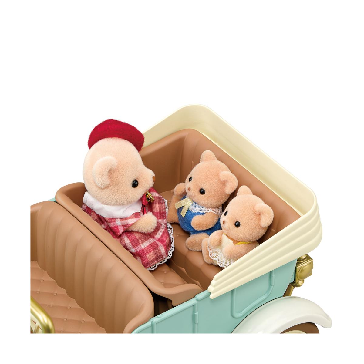 Mini muñecas mini mundos Coche clásico familiar Sylvanian Families Epoch 7