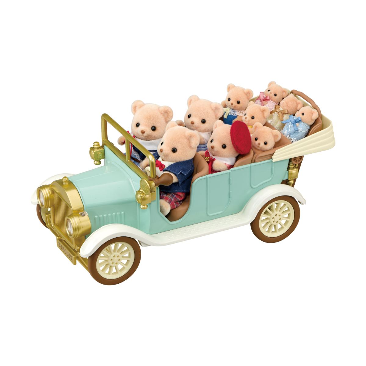 Mini muñecas mini mundos Coche clásico familiar Sylvanian Families Epoch 8