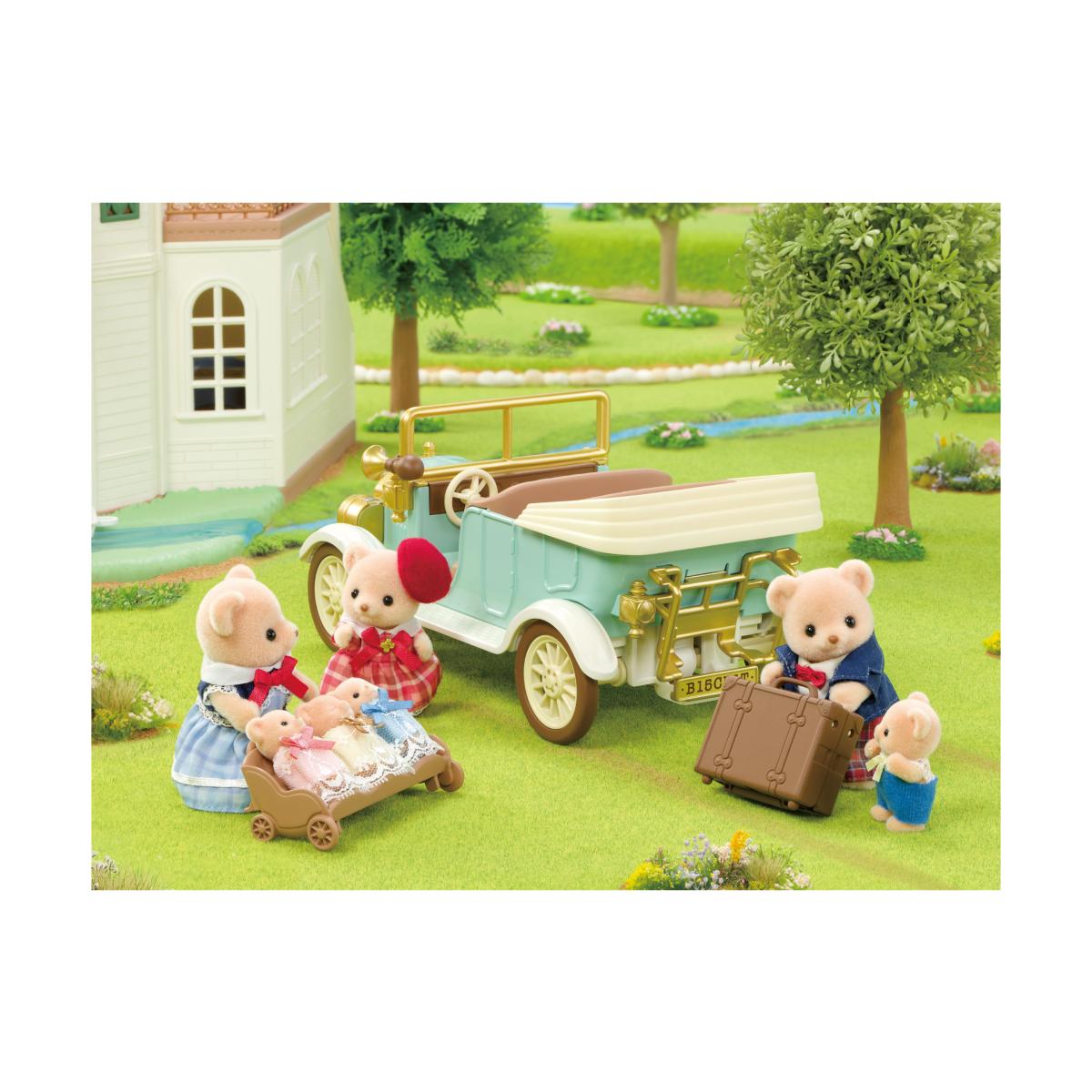 Mini muñecas mini mundos Coche clásico familiar Sylvanian Families Epoch 11