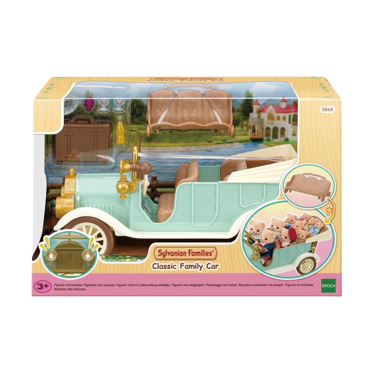 Mini muñecas mini mundos Coche clásico familiar Sylvanian Families Epoch 12