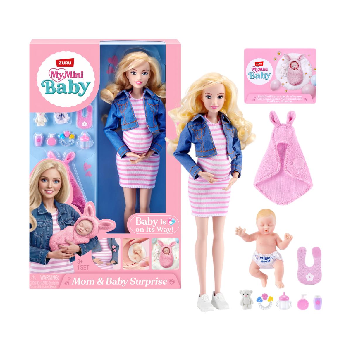 Muñeca fashion doll Mamá y bebé sorpresa My Mini modelos surtidos 5