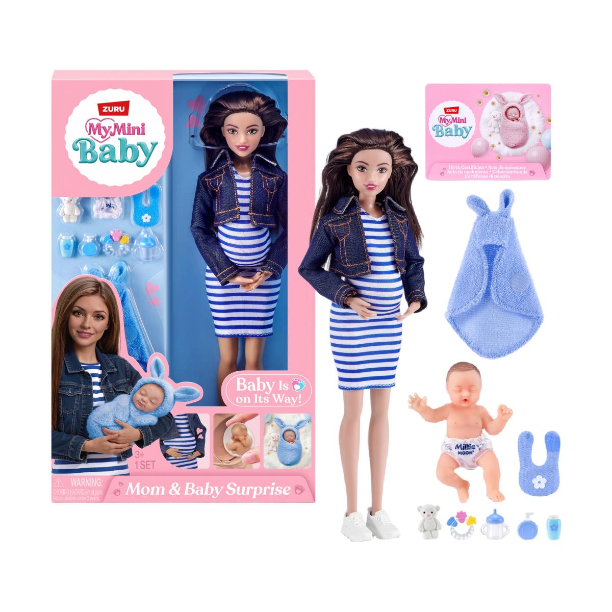Muñeca fashion doll Mamá y bebé sorpresa My Mini modelos surtidos 6