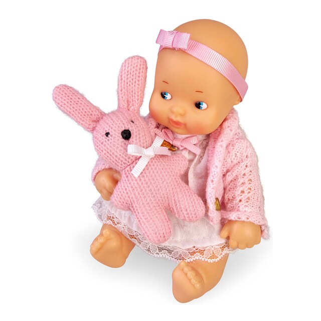 Imagen 0 de Set de bebé con ropita rosa Barriguitas Famosa