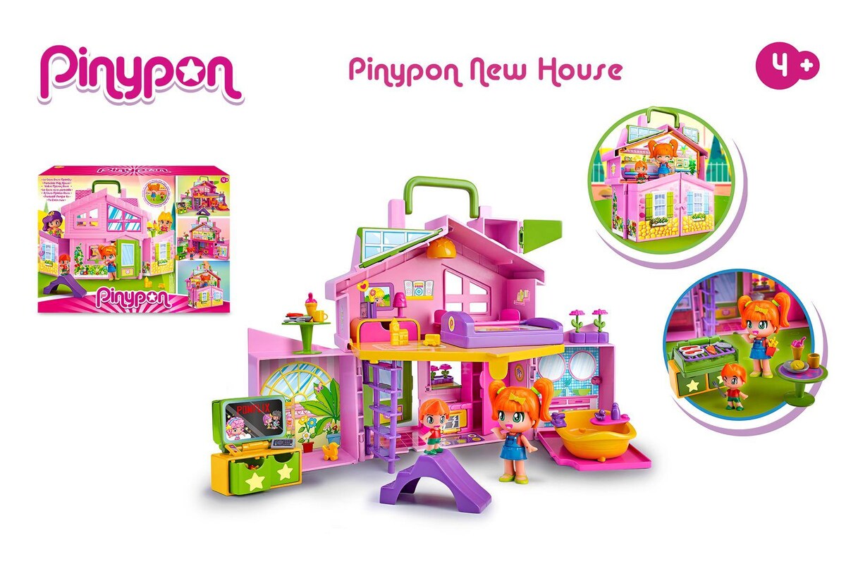 Pinypon la casa rosa maletín 3