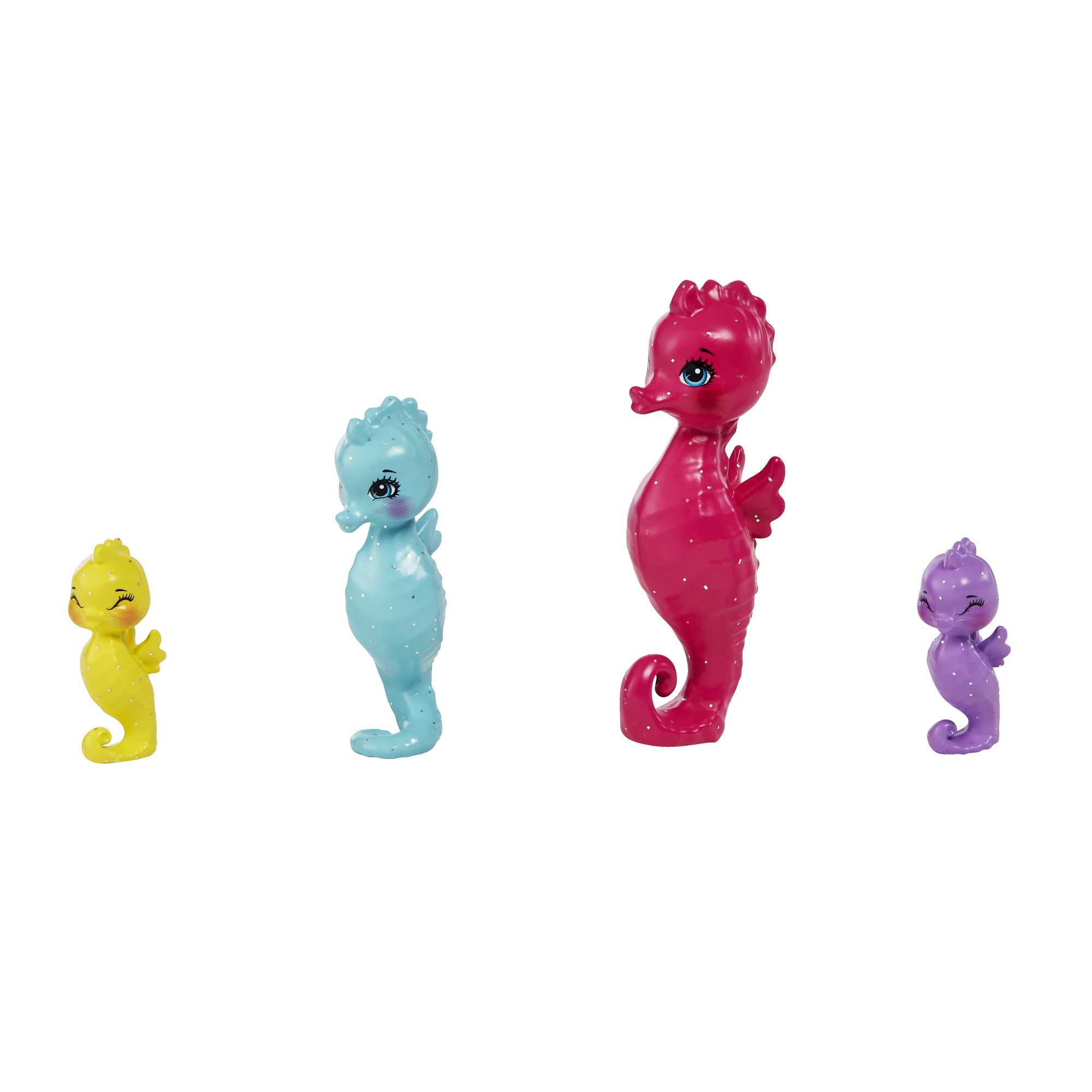 Muñeca Royal ocean kingdom sedda sea horse con familia caballitos de mar mascota Enchantimals 5