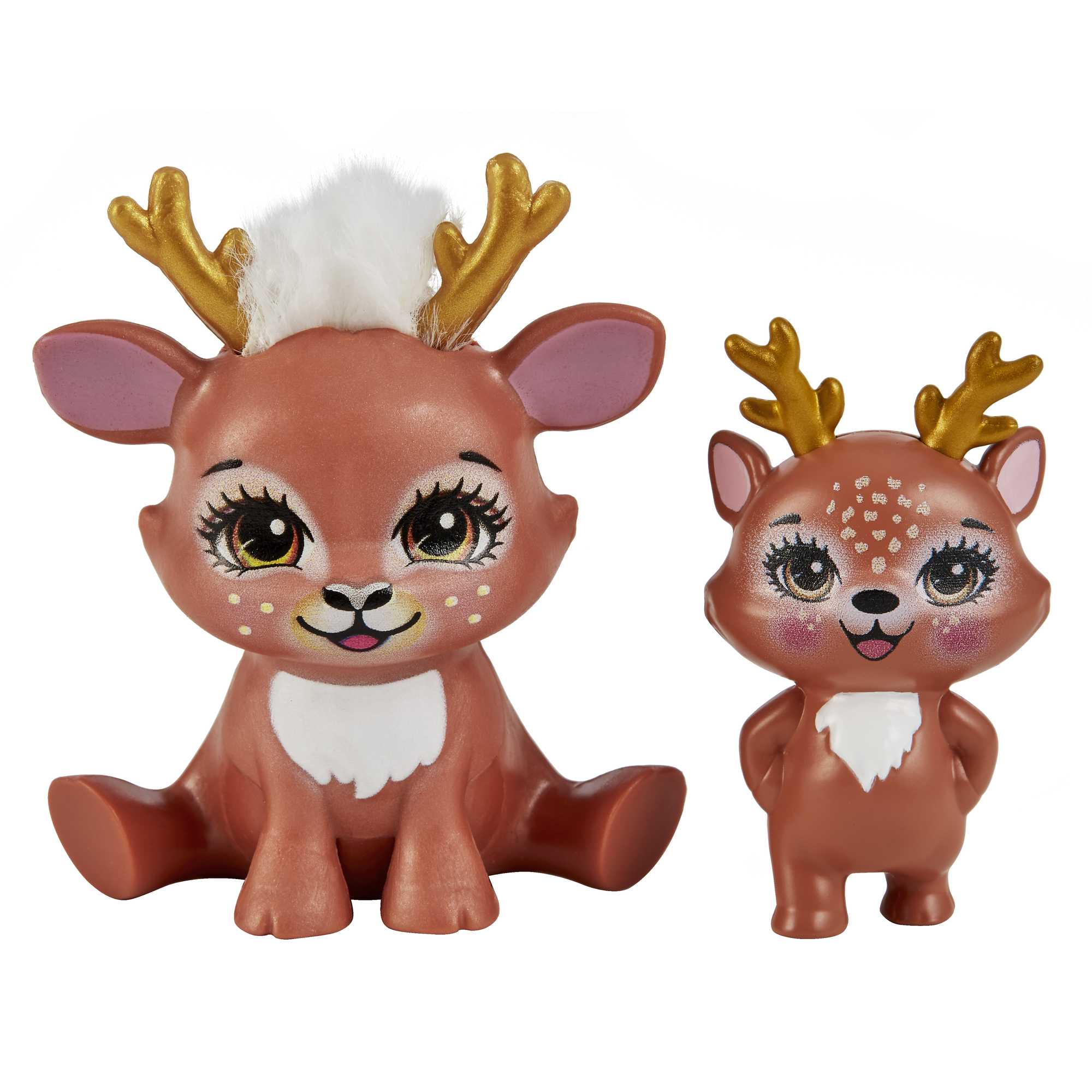 Muñecas hermanas Danessa y Danetta deer con mascotas ciervo Enchantimals 5