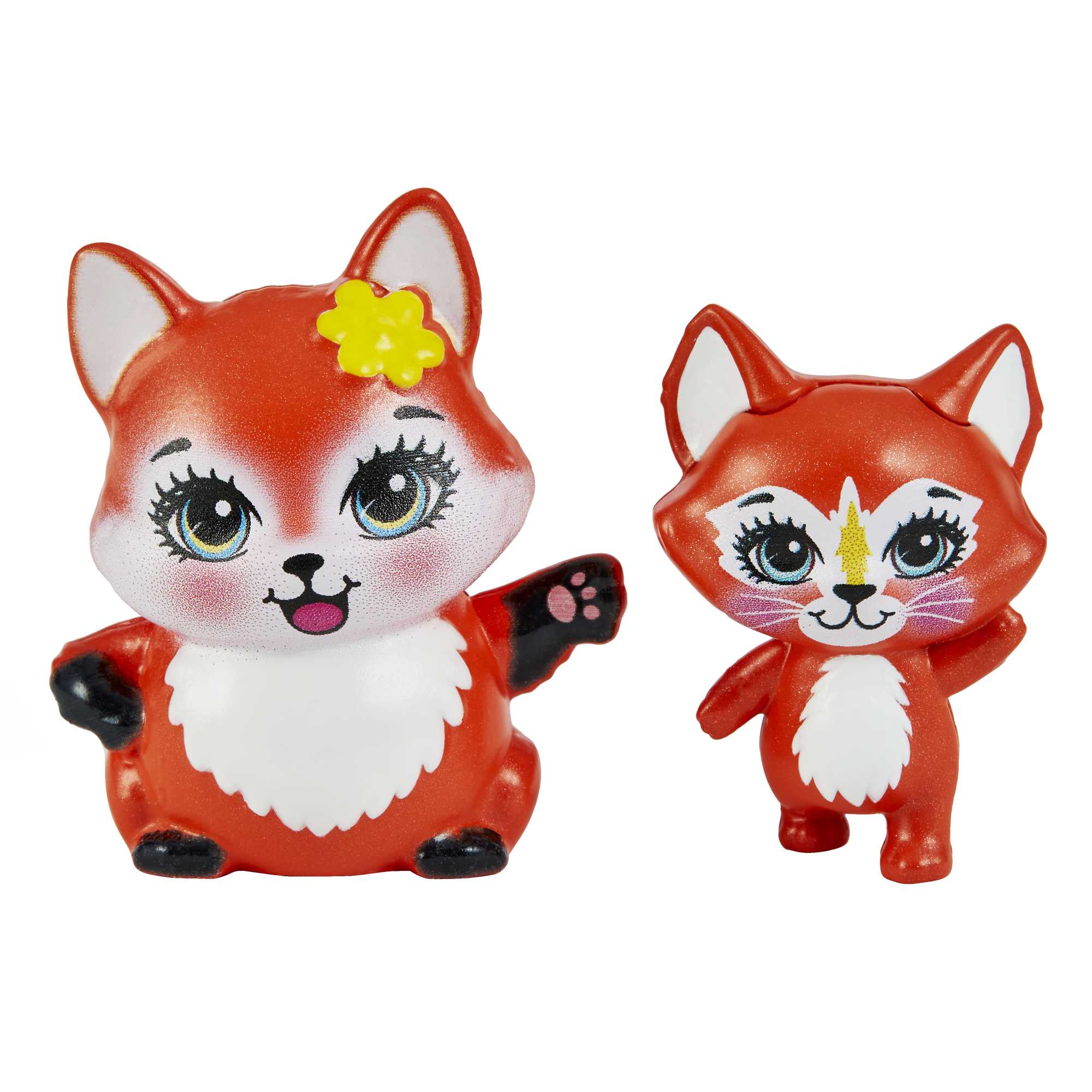 Muñecas hermanas Felicity y Feana Fox con mascotas zorro de juguete Enchantimals 5