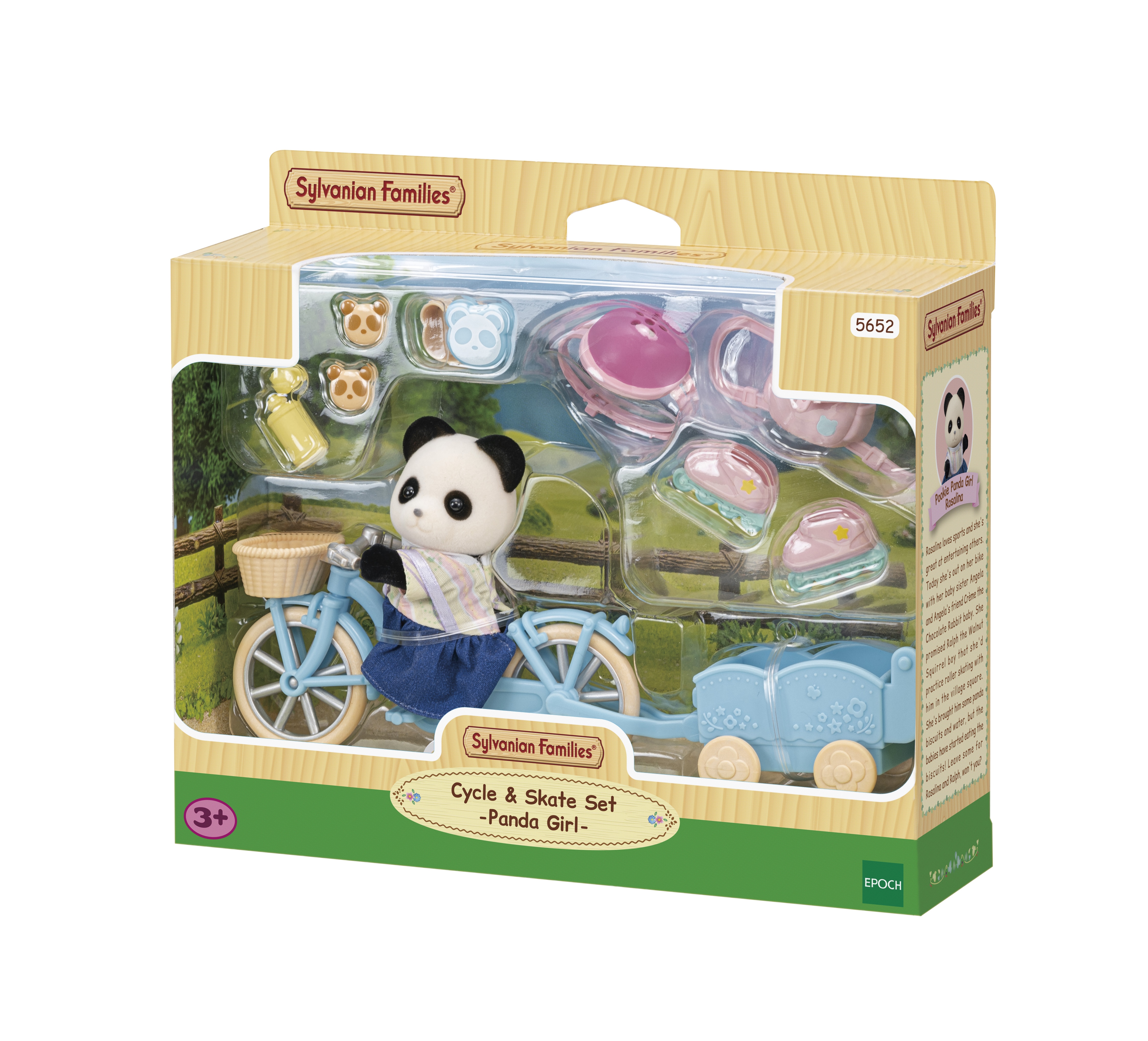 Set de bicicleta y patines Rosalina Panda Pookie 2