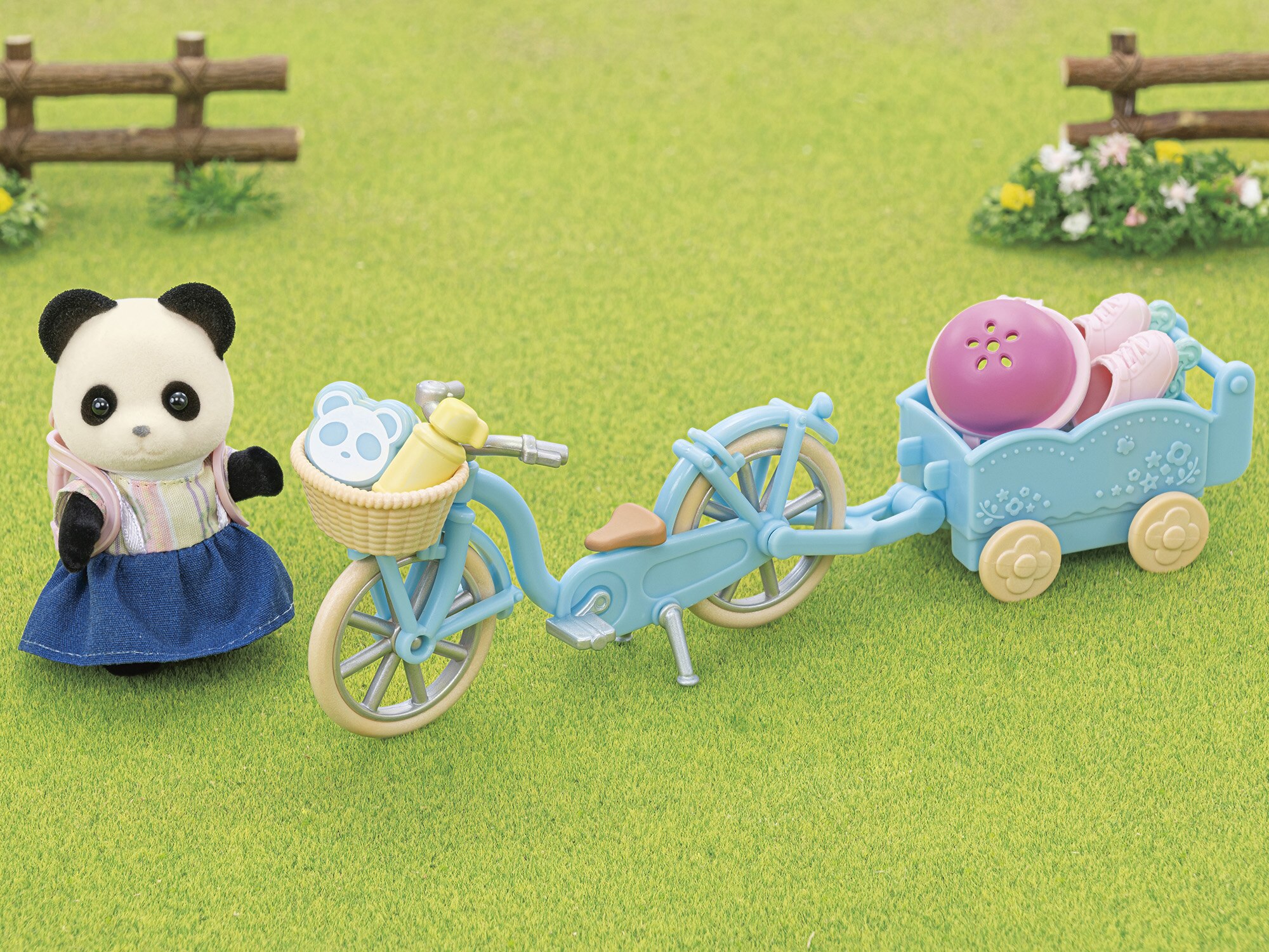Set de bicicleta y patines Rosalina Panda Pookie 3