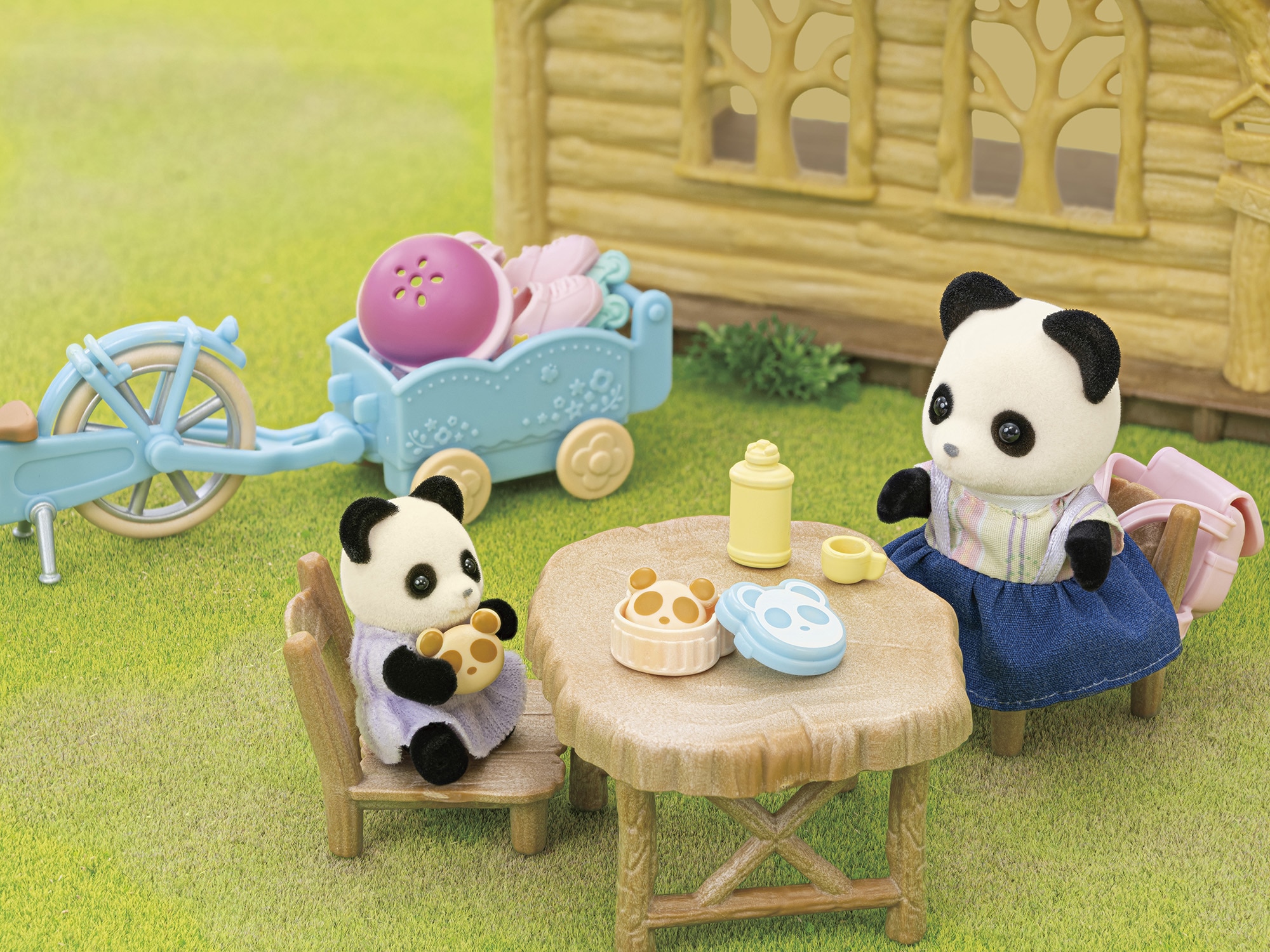 Set de bicicleta y patines Rosalina Panda Pookie 5
