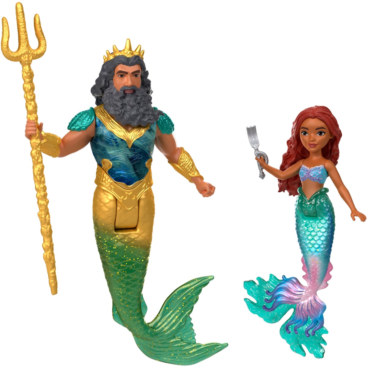 Pack 4 muñecos Disney Scallop Minis La sirenita Disney Princess Mattel 4