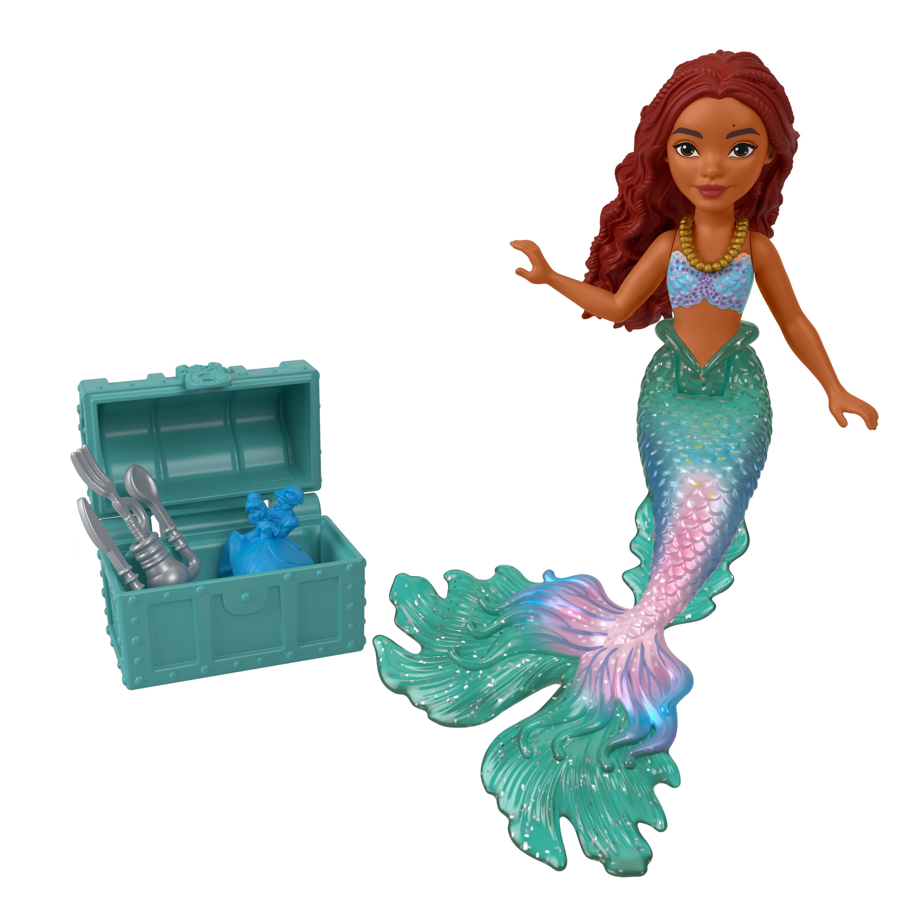 Casa de muñecas Gruta de Ariel Disney Scallop Minis La sirenita Disney Princess Mattel 3