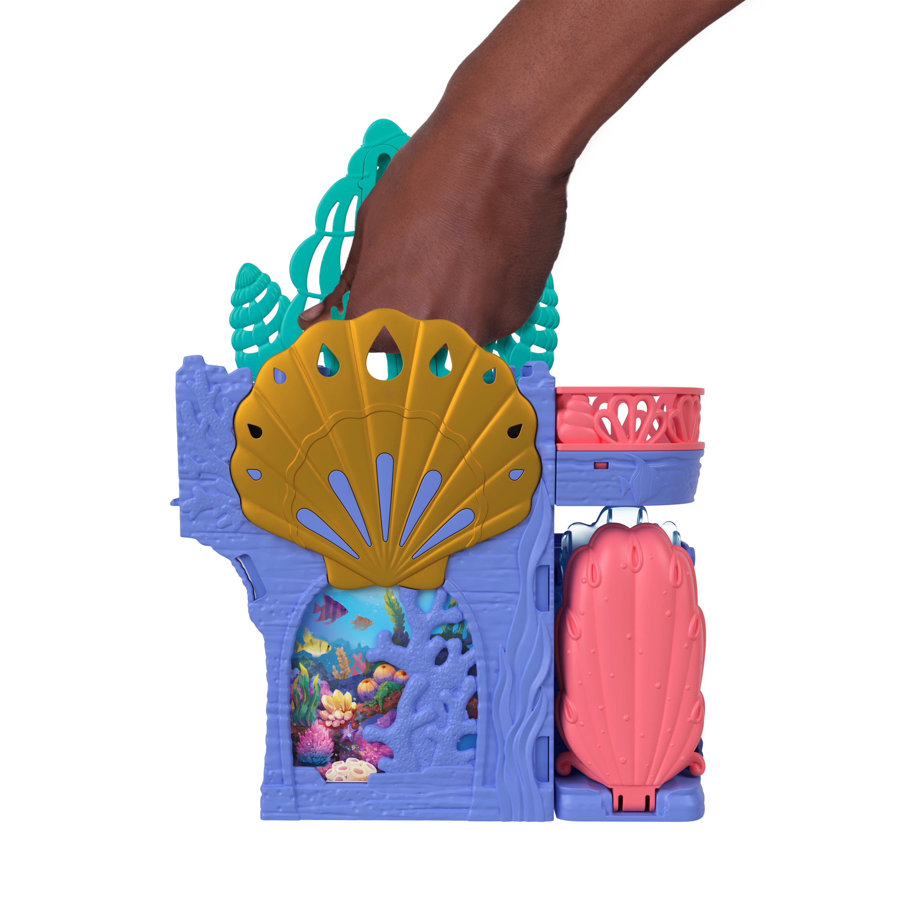 Casa de muñecas Gruta de Ariel Disney Scallop Minis La sirenita Disney Princess Mattel 8