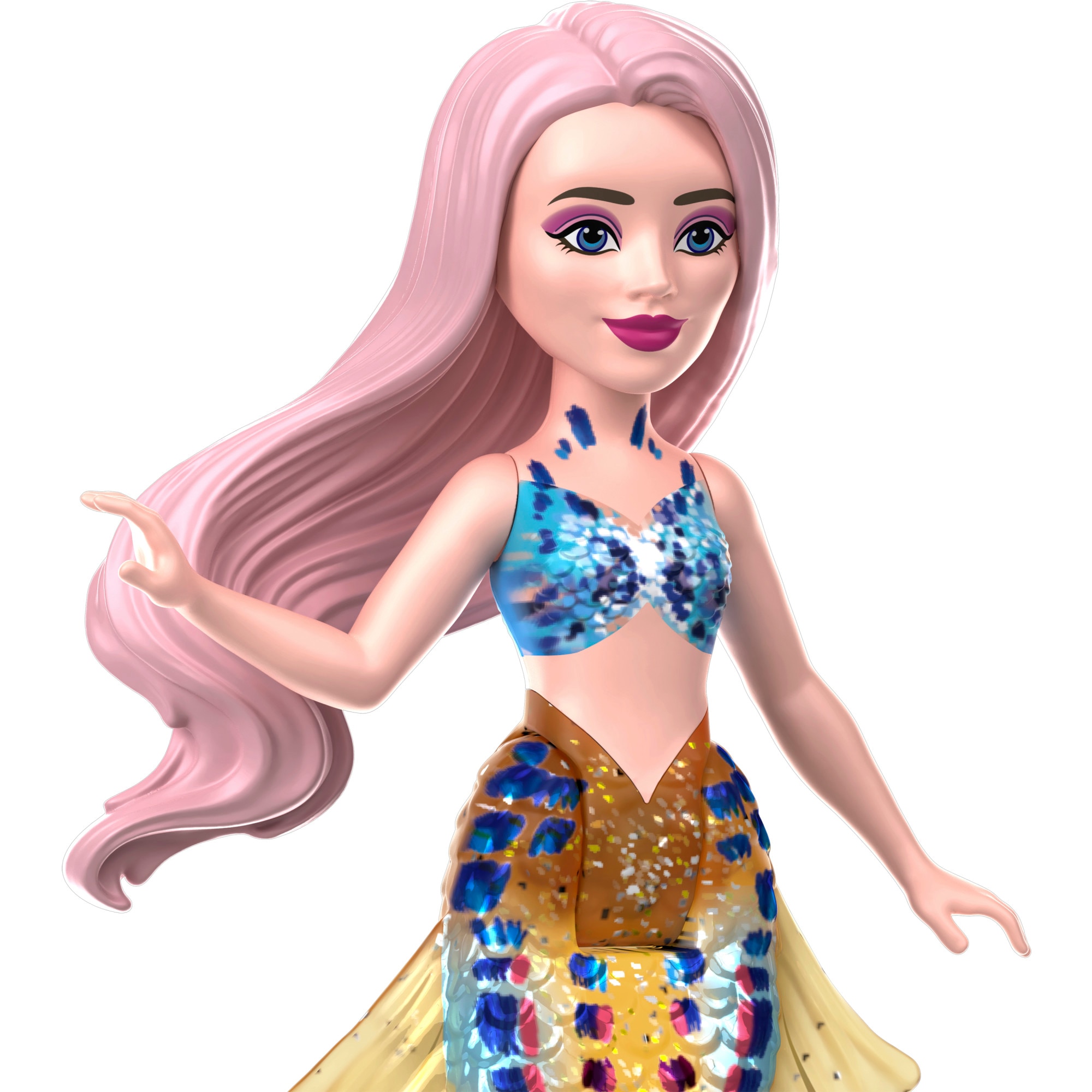 Pack 7 muñecas sirenas Disney Scallop Minis La sirenita Disney Princess Mattel 3