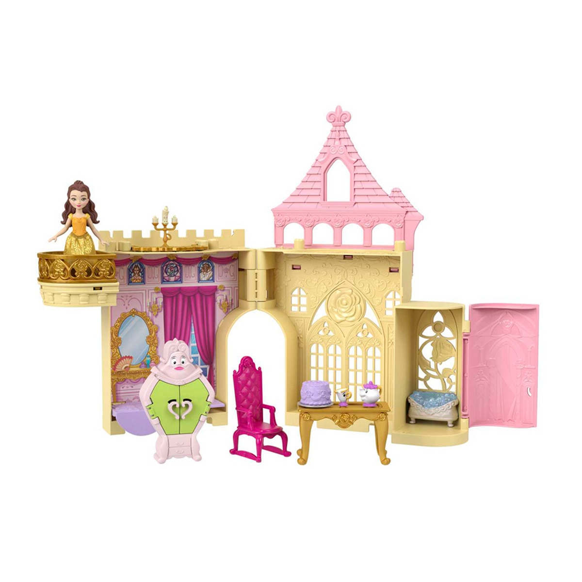 Casa de muñecas princesas Castillo de Bella Disney Princess Minis 1
