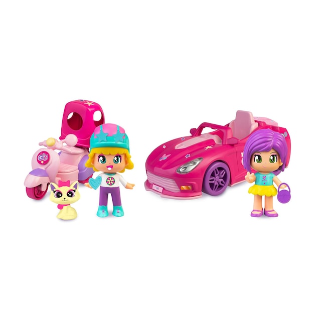 Pinypon Let's Go! - Coche y moto