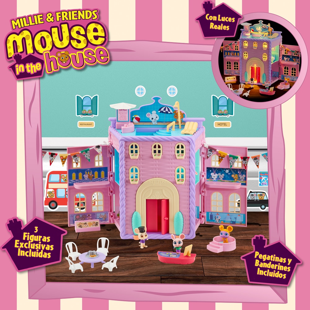 El gran hotel Stilton Hamper Mouse In The House Bandai 8