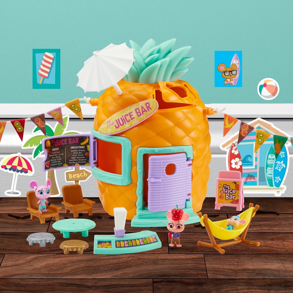 Bar de zumos ''Pineapple'' Mouse In The House Bandai 7