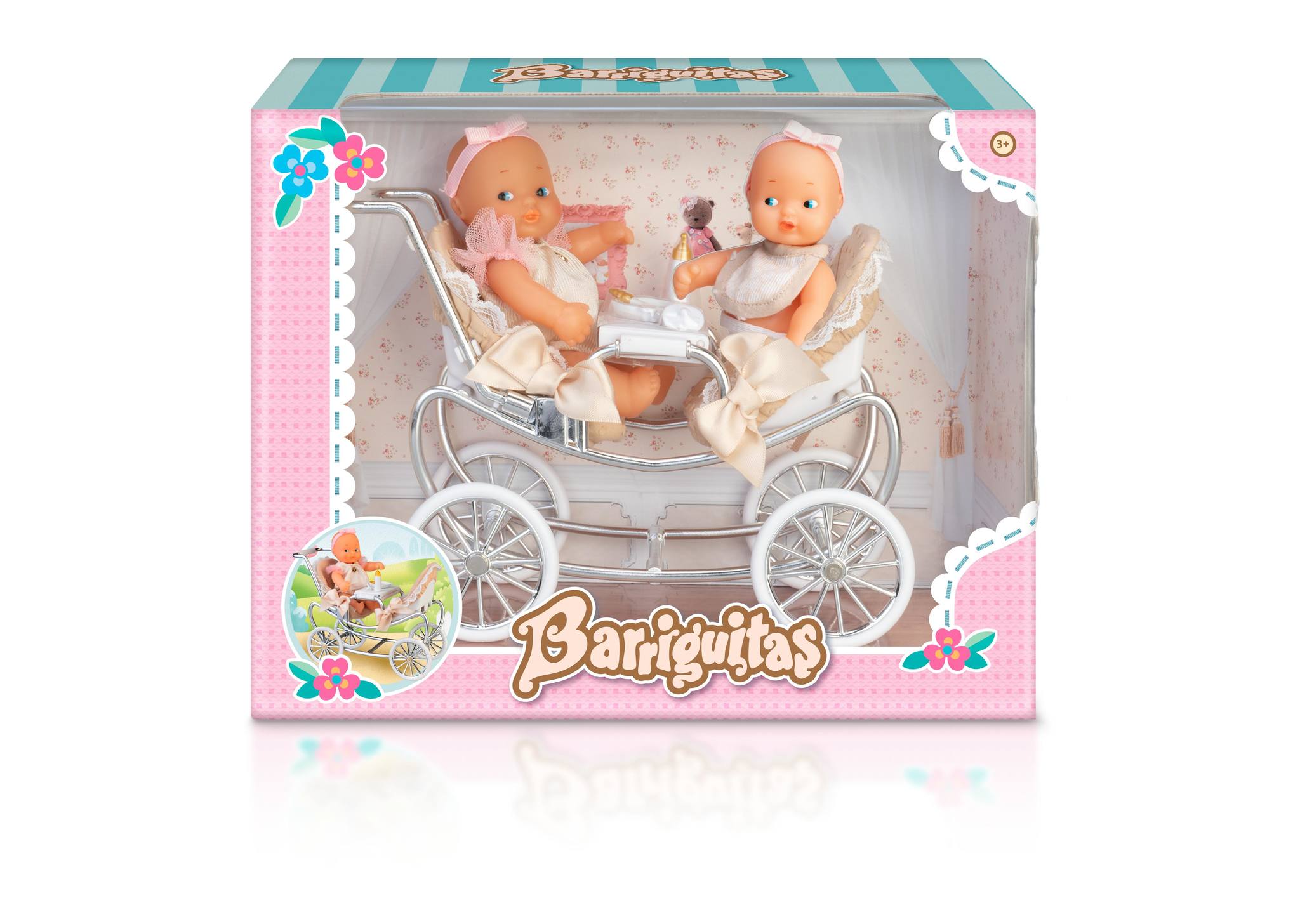 Barriguitas Carrito + Mini Muñeca 2