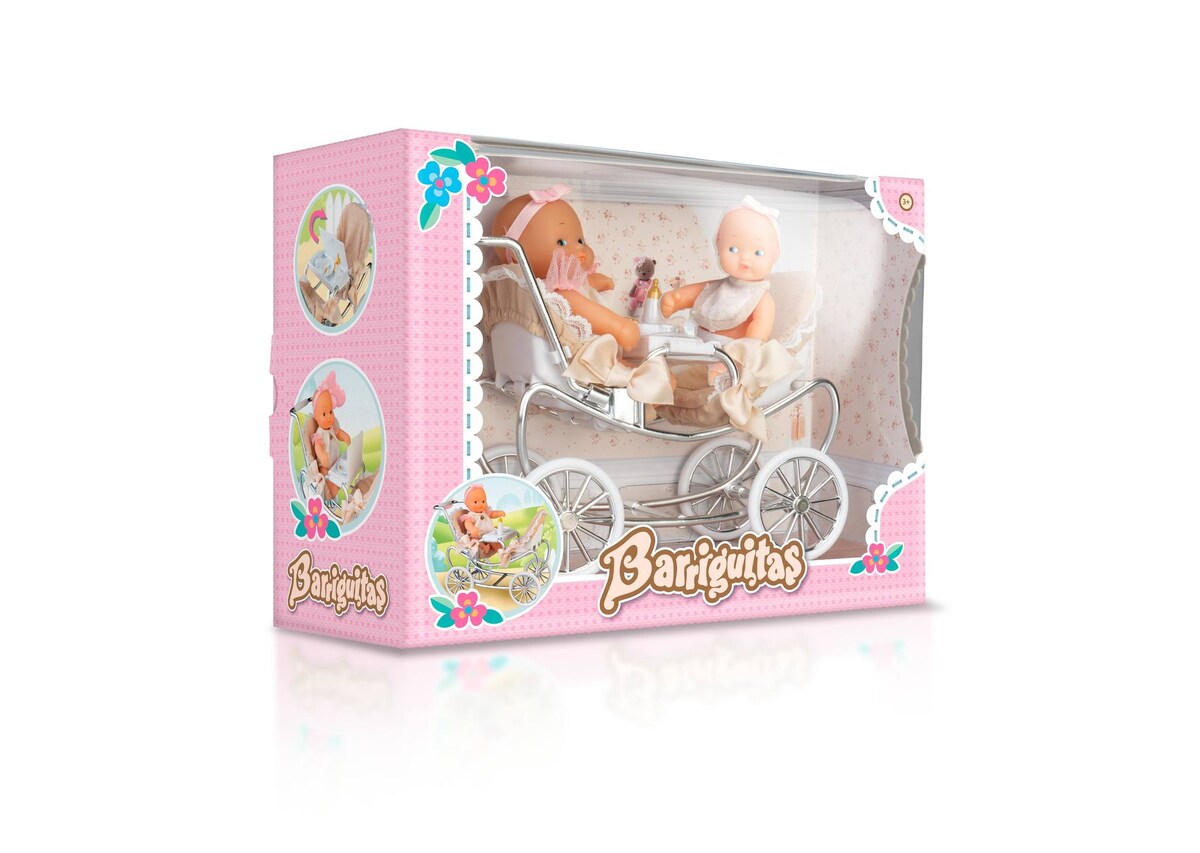 Barriguitas Carrito + Mini Muñeca 3