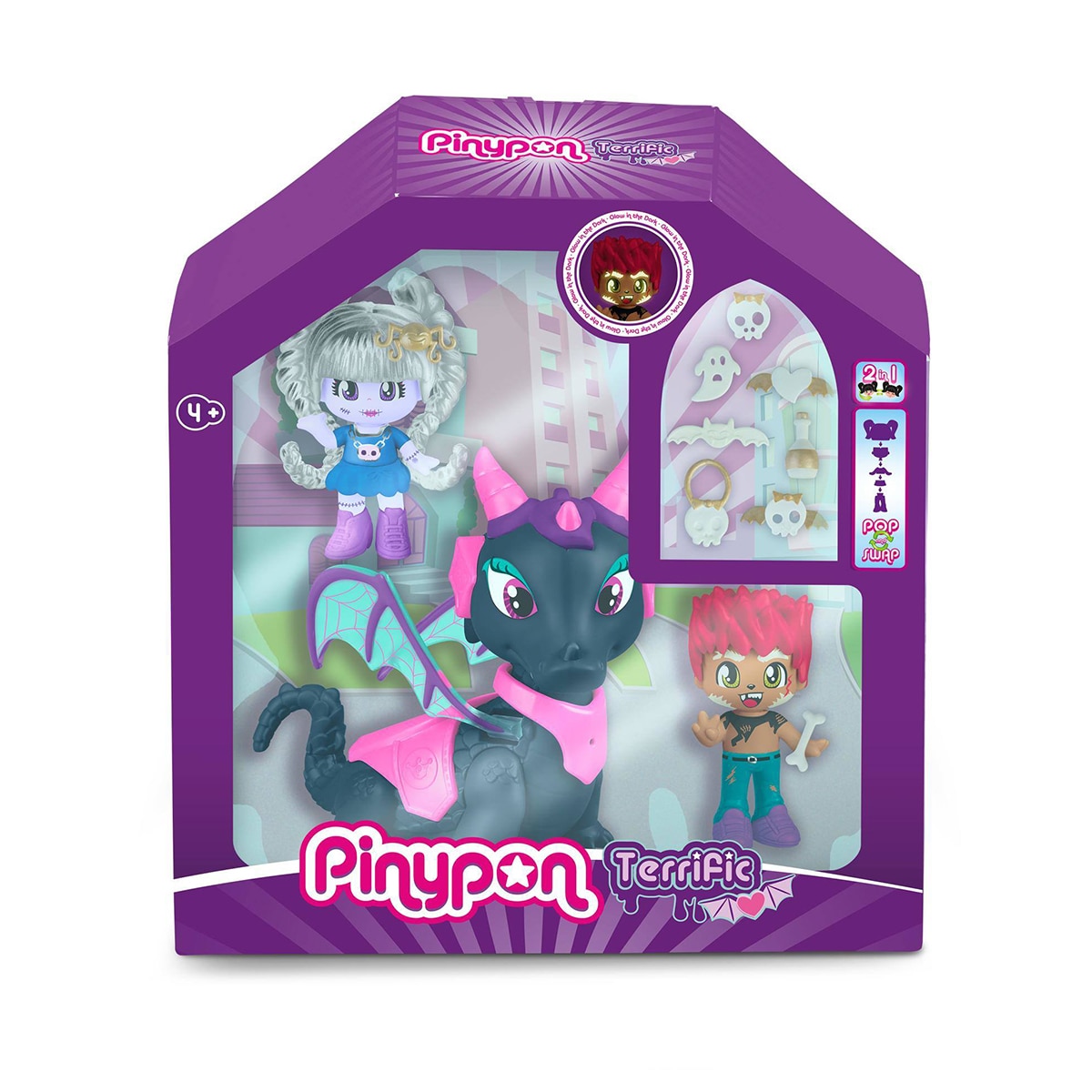 Pinypon Terrific Friends + Dragon 2