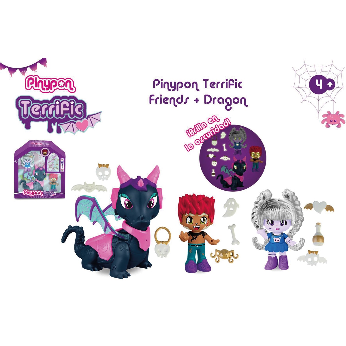 Pinypon Terrific Friends + Dragon 3