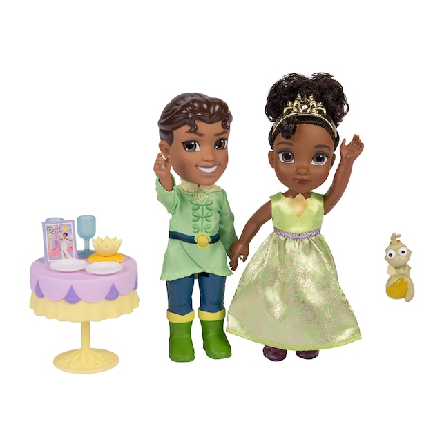 Set Tiana y Rey Naveen 15 cm Disney