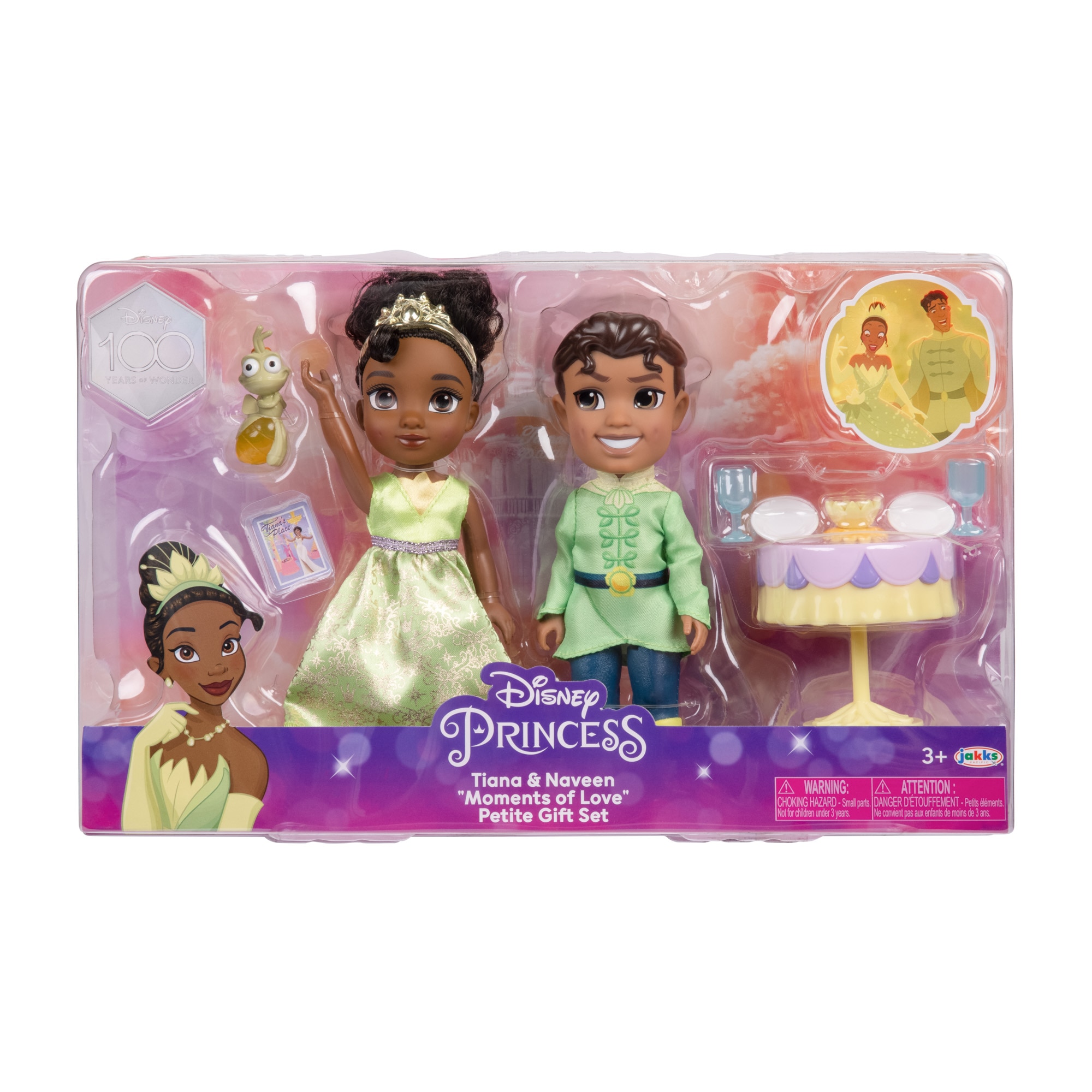 Set Tiana y Rey Naveen 15 cm Disney 2