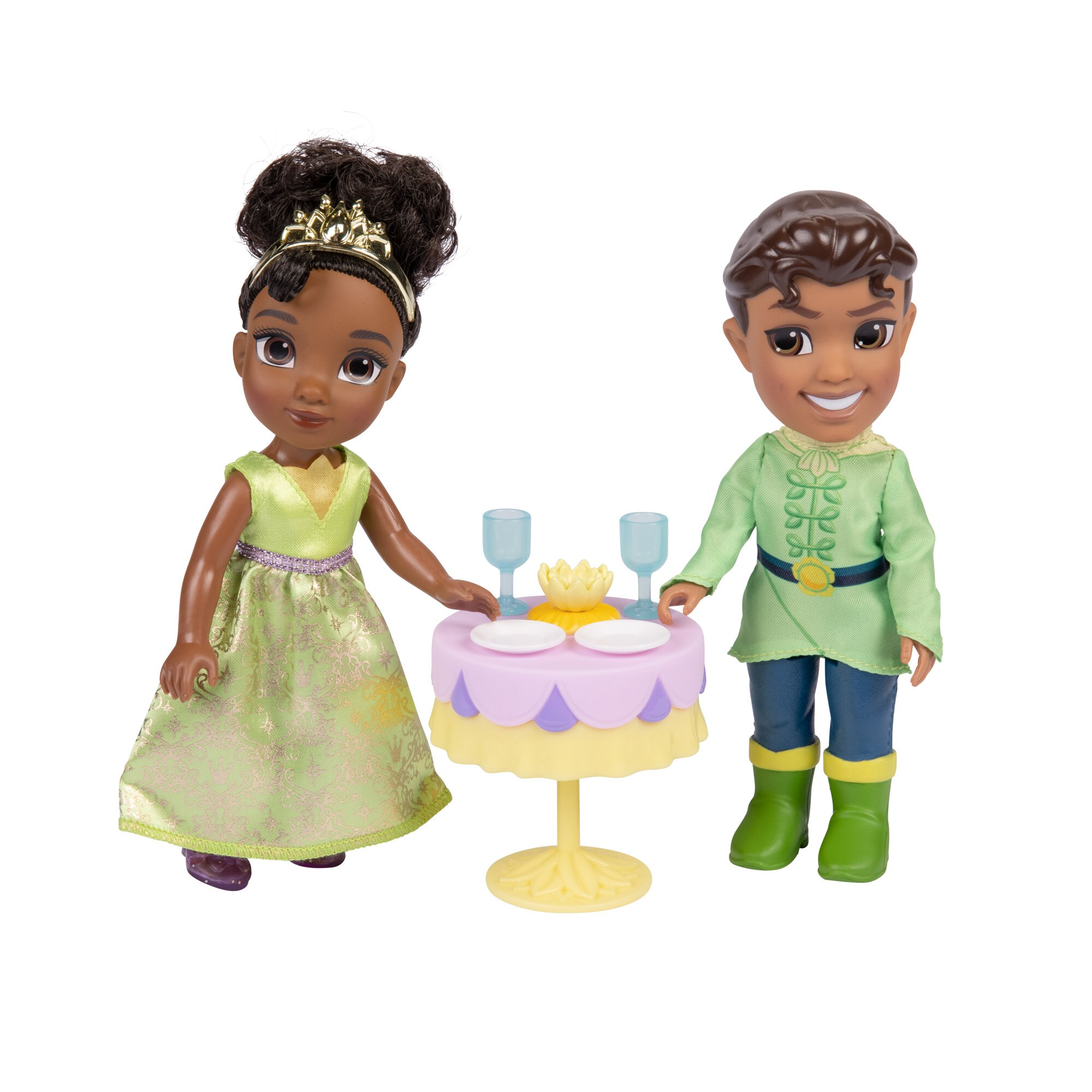 Set Tiana y Rey Naveen 15 cm Disney 3