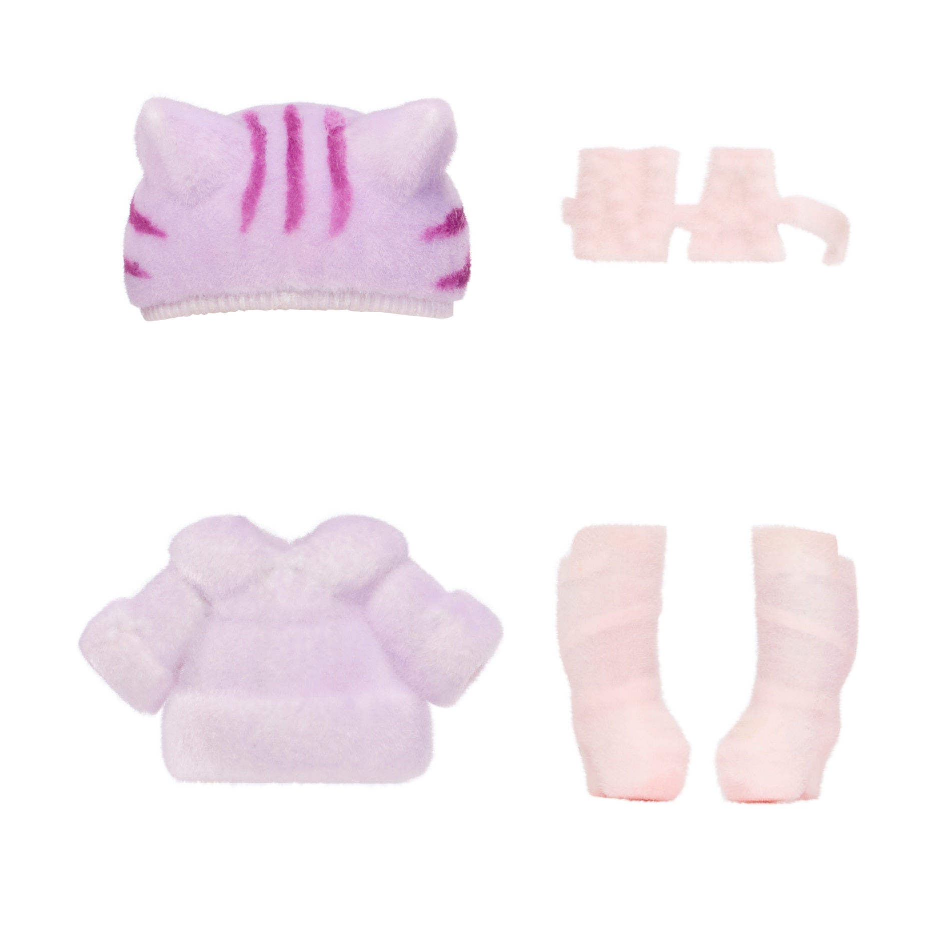 Muñeca Fuzzy Surprise - Tabby Cat Girl Na! Na! Na! 4