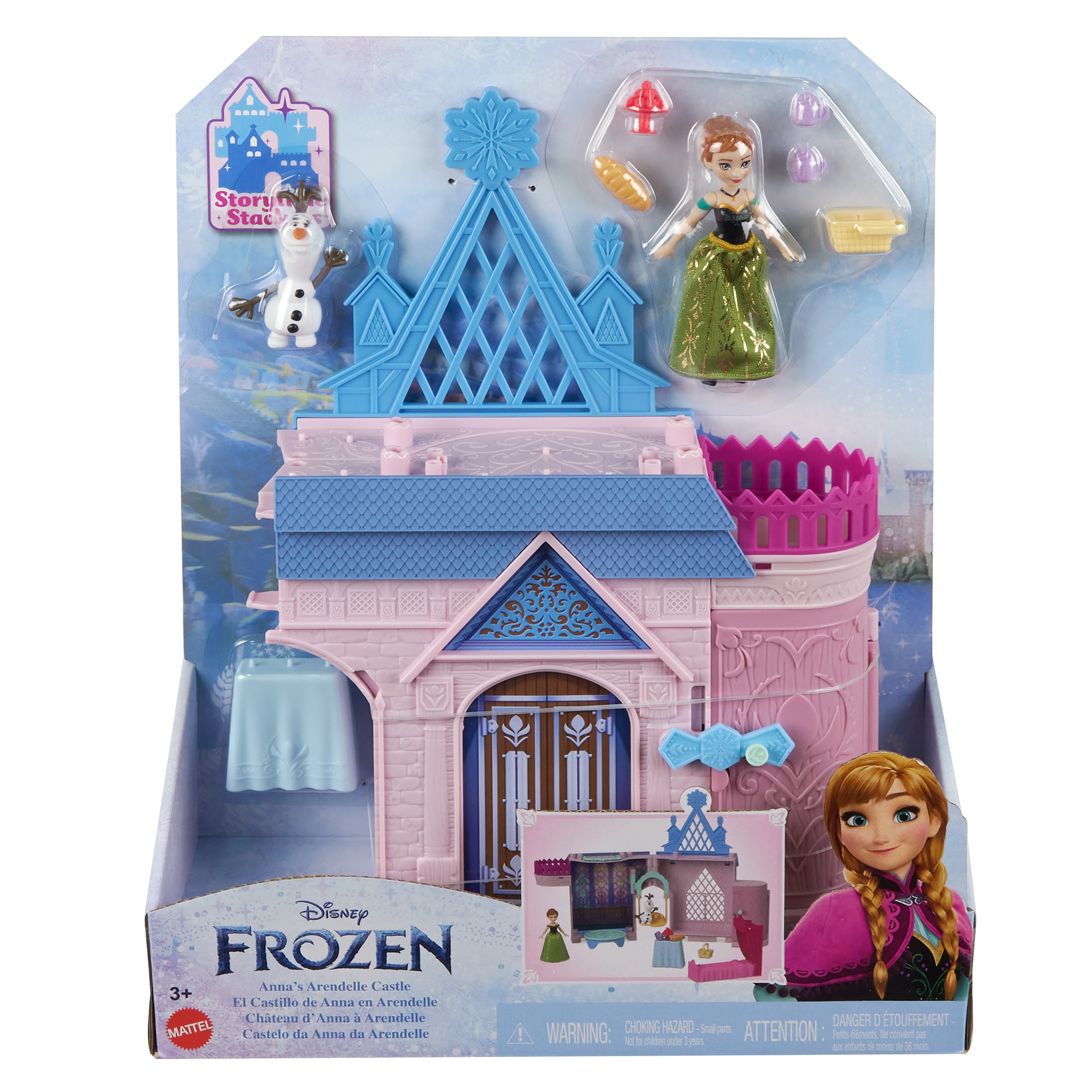 Casa de Bonecas Castelo de Anna Frozen Minis Disney - Artigo Sortido. Envio realizado de forma aleatória Mattel 7
