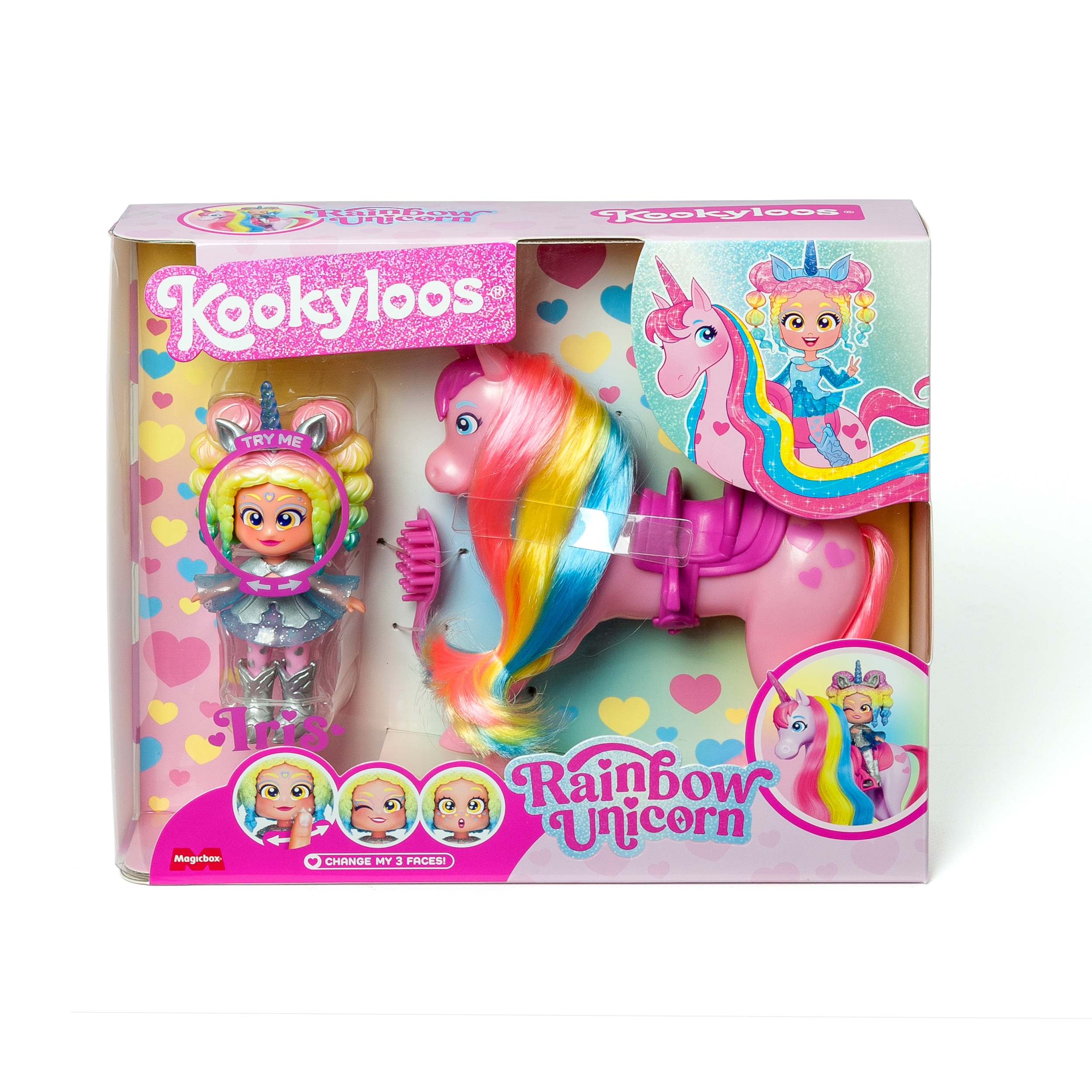 Muñeca Kookyloos - Rainbow Unicorn 2