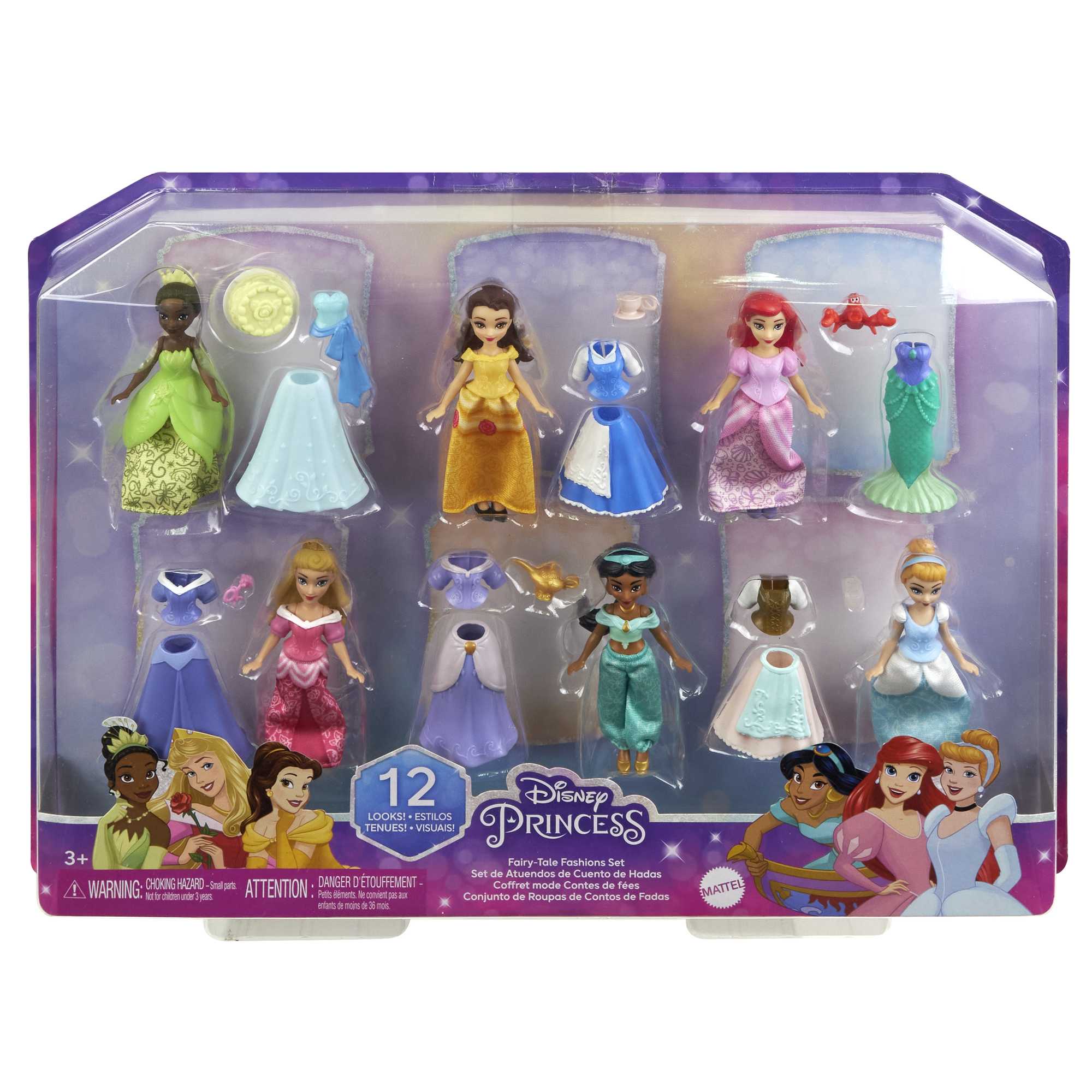 Set Fashions Fairy-Tale Disney Princess Mattel 6