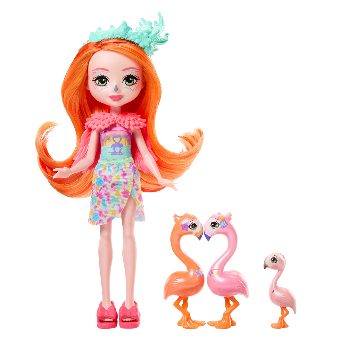 Imagen 0 de Enchantimals Sunshine Island Familia de flamencos