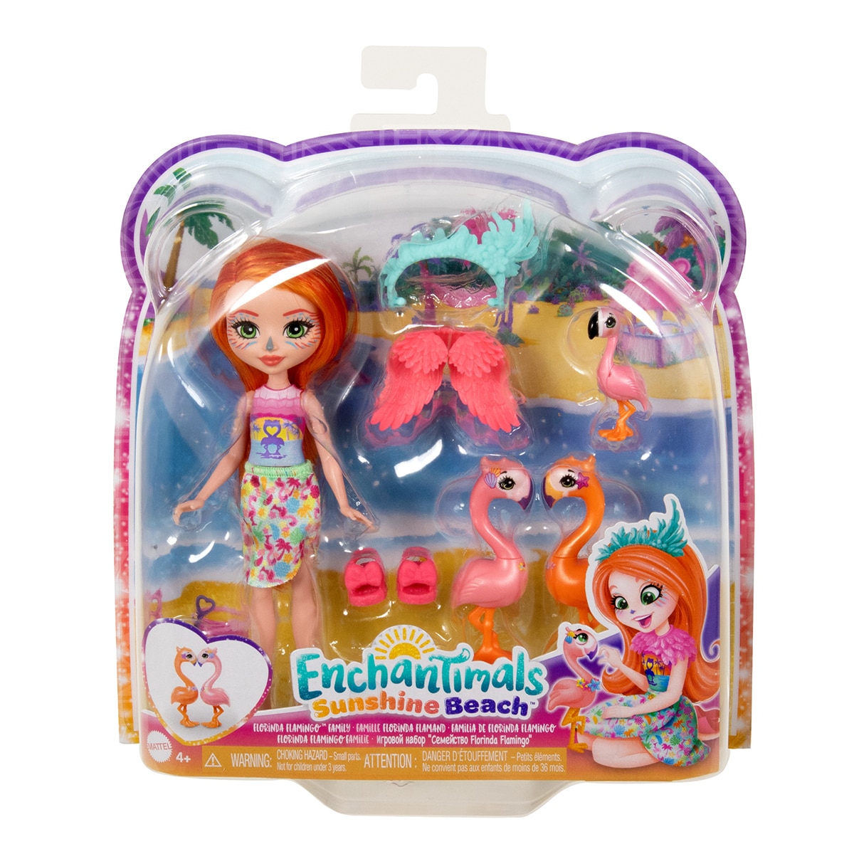 Enchantimals Sunshine Island Familia de flamencos 7