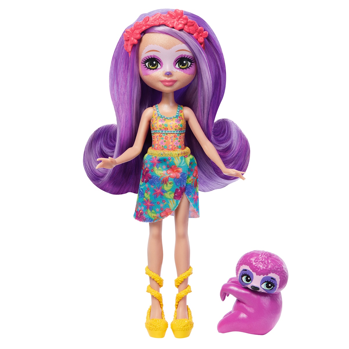 Imagen 0 de Enchantimals Sunshine Island Perezoso morado