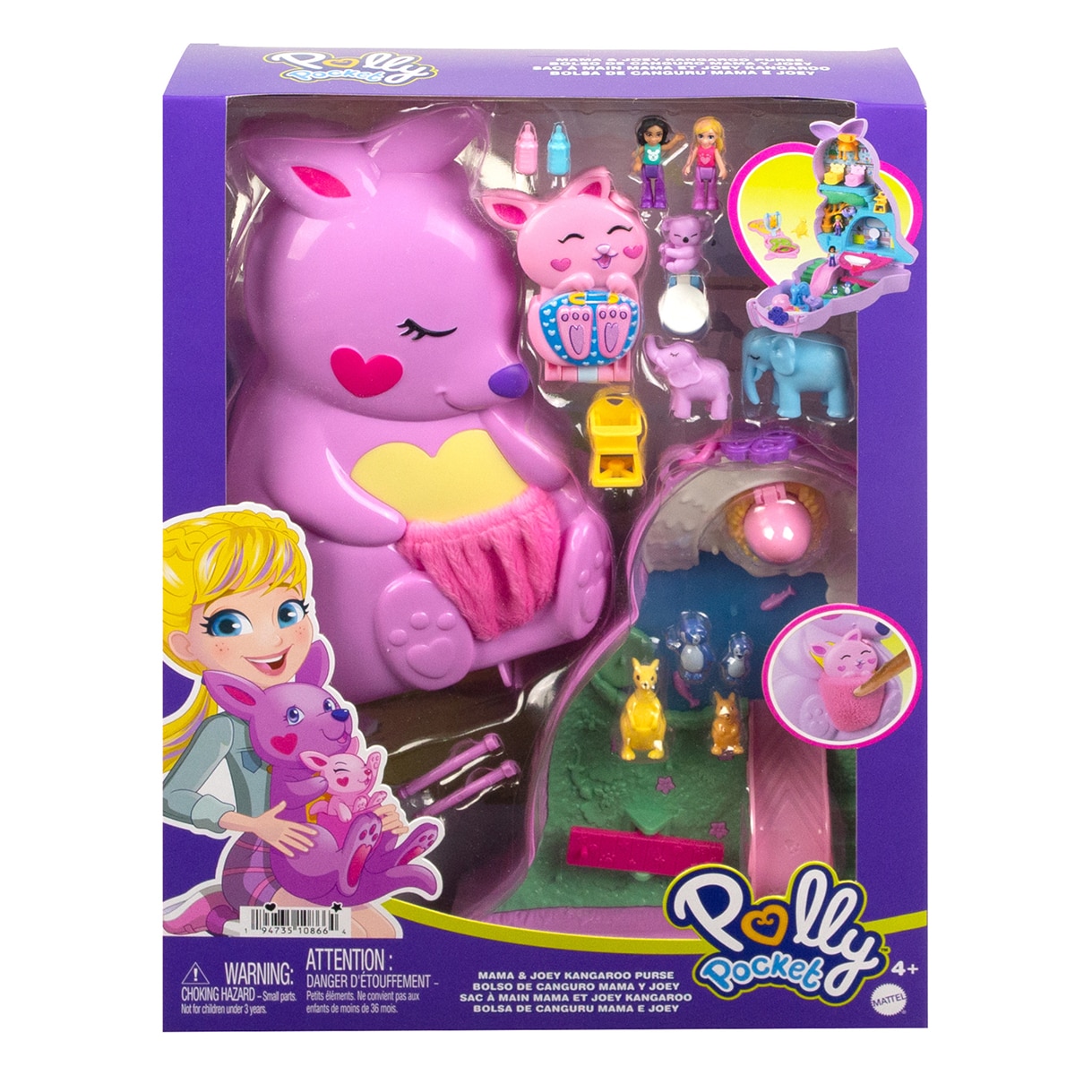 Polly Pocket – Polly Pocket Bolso canguro.