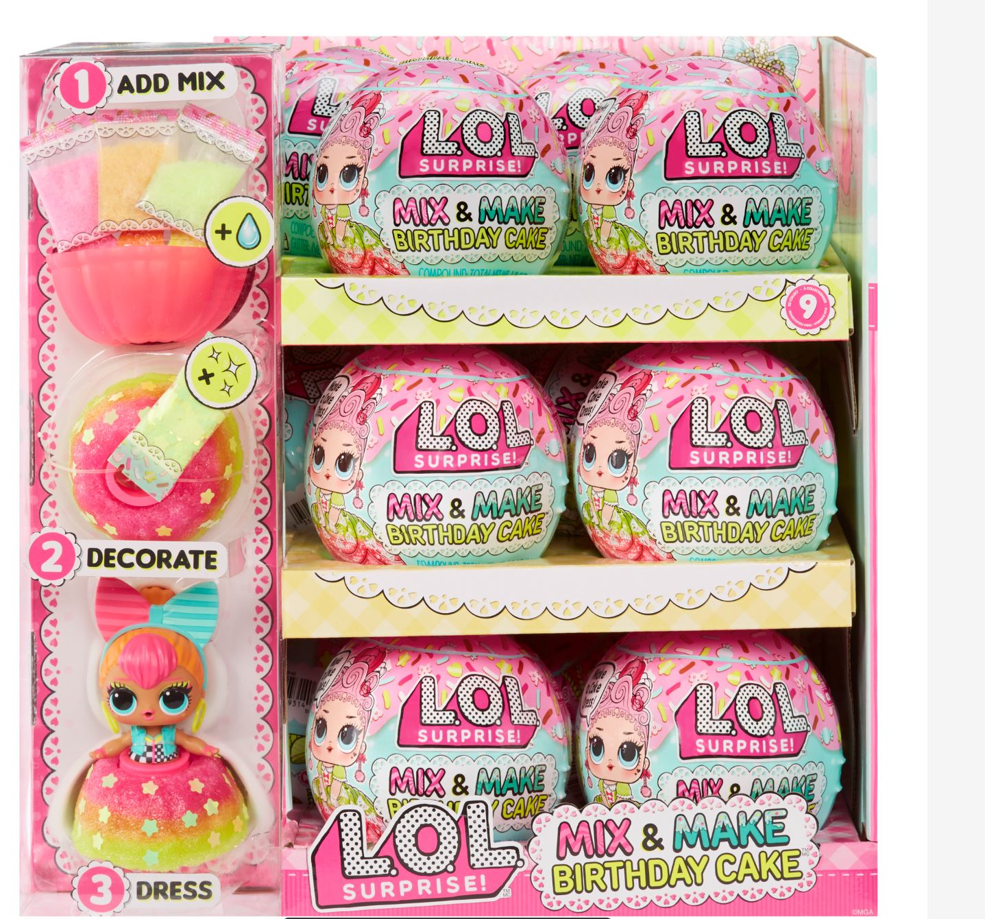Boneca Mix & Make Cake L.O.L. Surprise - Artigo Sortido. Envio realizado de forma aleatória 6