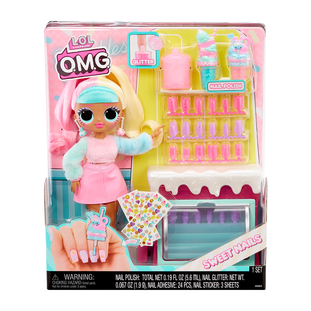 Tienda de Dulces Candylicious OMG Sweet Nails L.O.L. Surprise 2