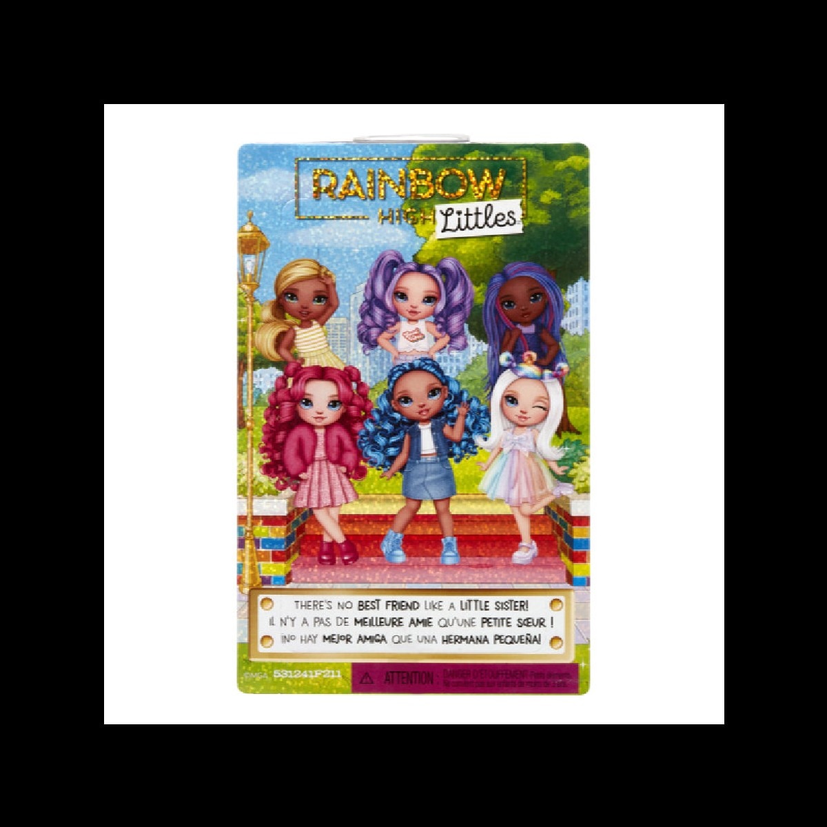 Muñeca Little Dolls Indigo Morado profundo Rainbow High 3