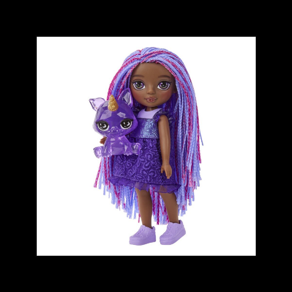Muñeca Little Dolls Indigo Morado profundo Rainbow High 5