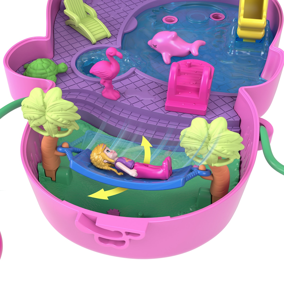 Muñeca Mamá mono y bebé Polly Pocket 5