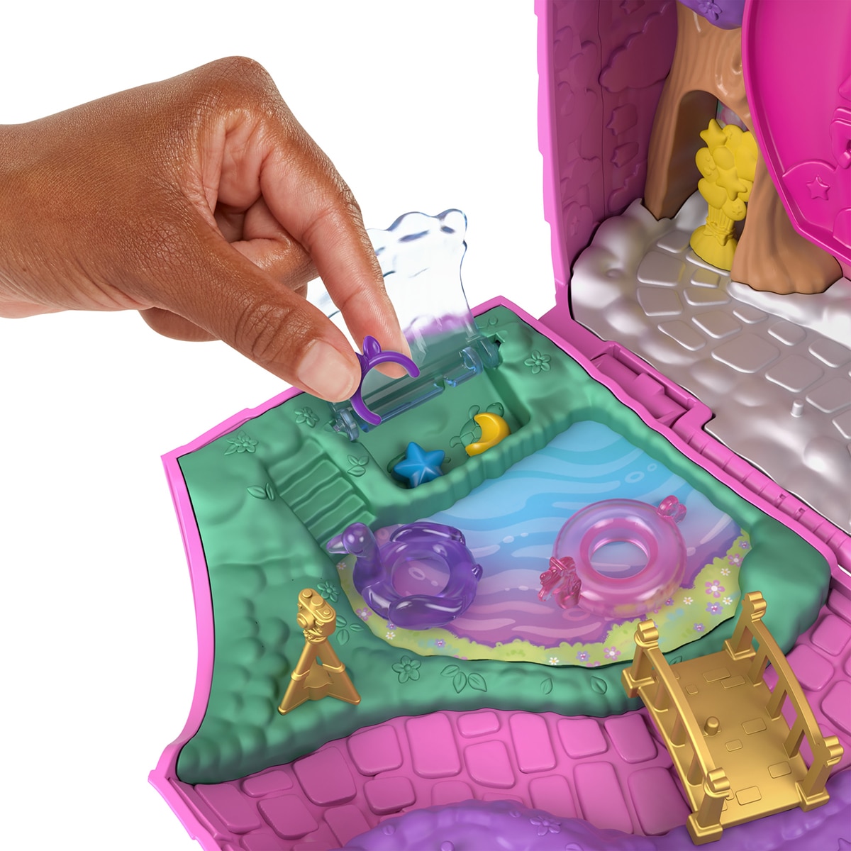 Set de juego Partilandia de unicornios Polly Pocket 6