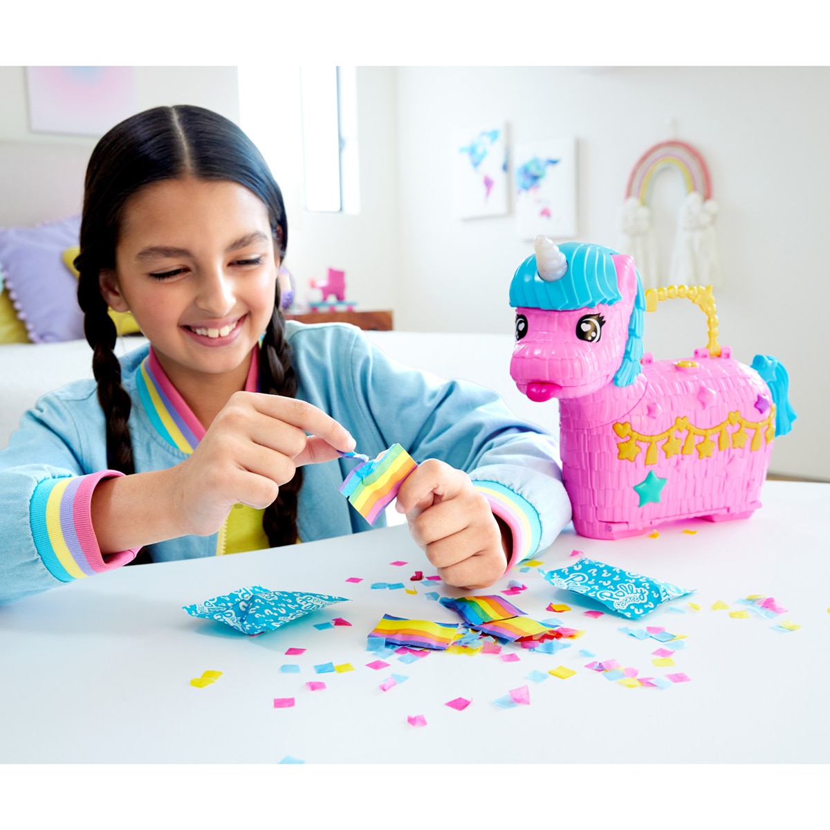 Set de juego Partilandia de unicornios Polly Pocket 7