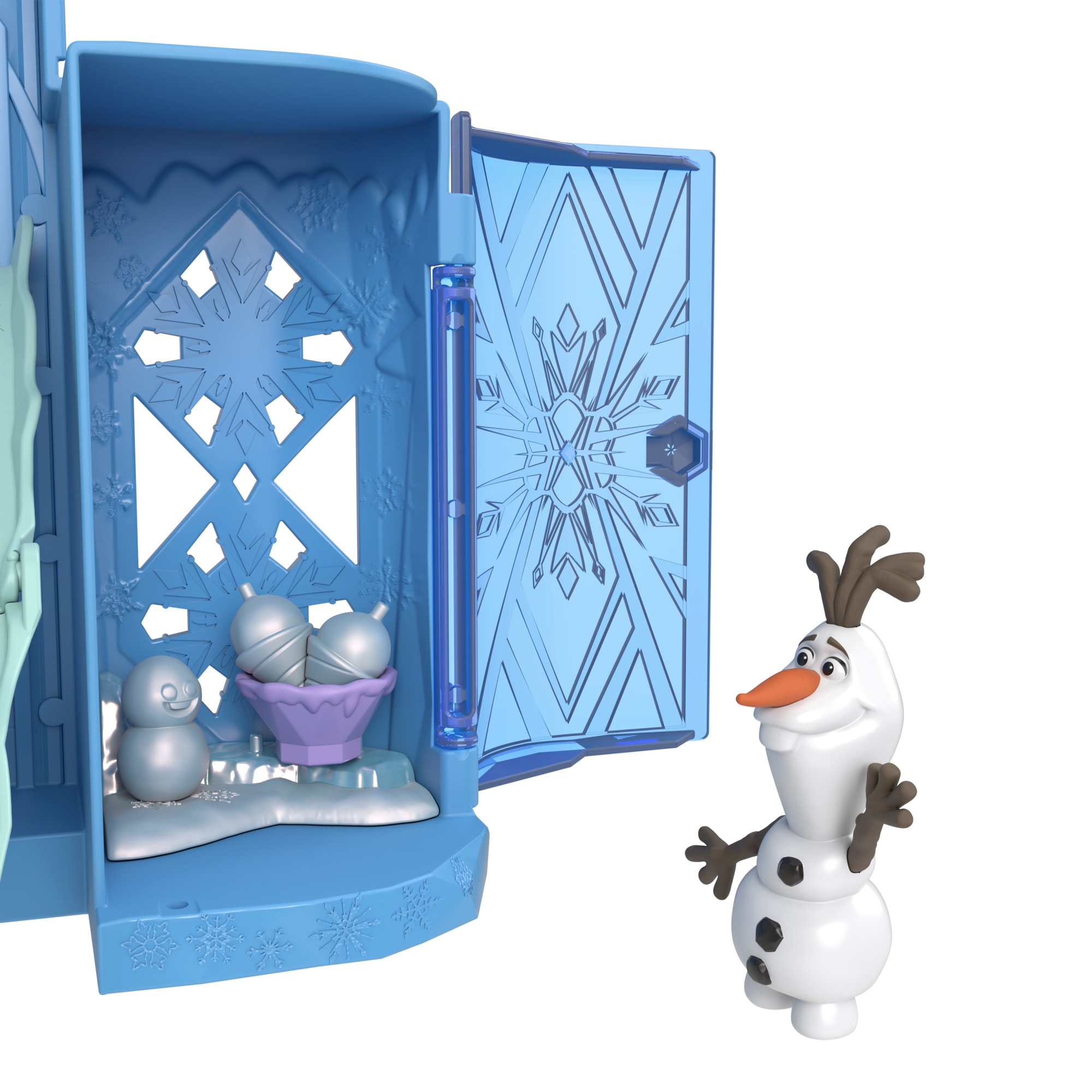 Castillo de hielo de Elsa Frozen Disney Mattel 4